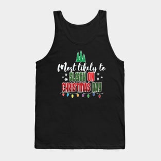 Sleigh on Christmas Day Tank Top